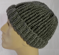 Cuffed Knit Stitch Beanie