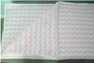 Leaping Stripes Baby Blanket