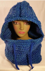 True Blue Hooded Cowl