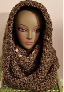 Granite Hooded Cowl